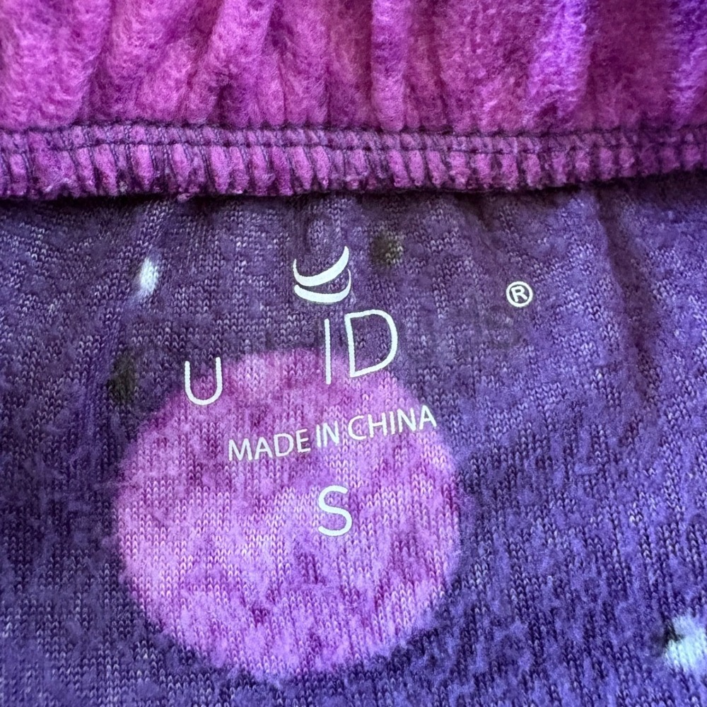 Cuddle Duds Long Sleeve Microfleece Pajama Set, Purple, Small, Comfy Loungewear - Picture 5 of 6